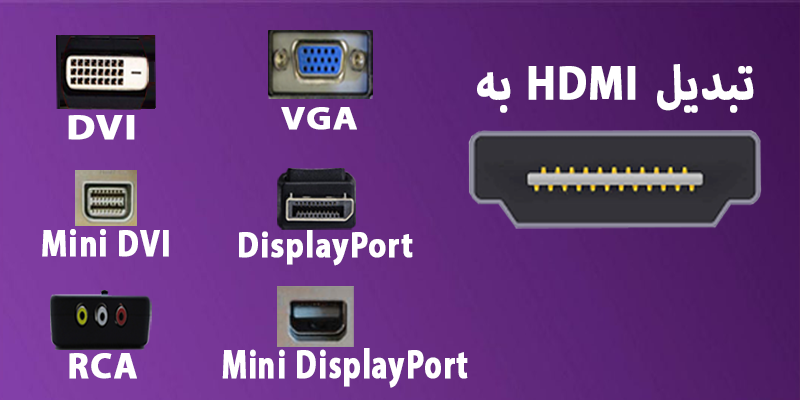 تبدیل HDMI به انواع تبدیلات