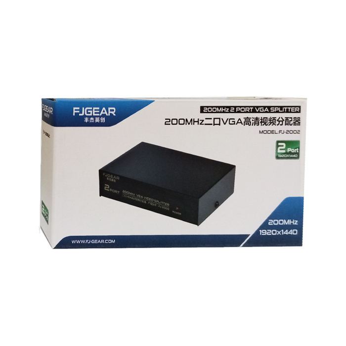 اسپلیتر1 به 2 FJGEAR VGA مدل  FJ-2002