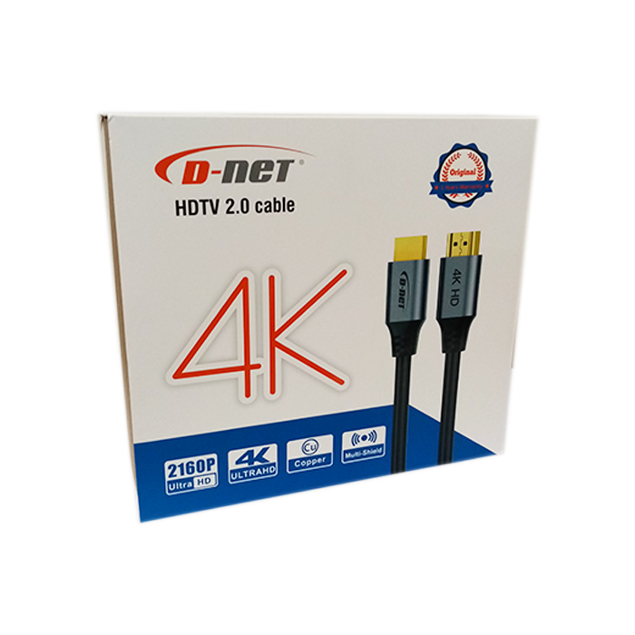 کابل HDMI 4k D-net به طول 2 متر
