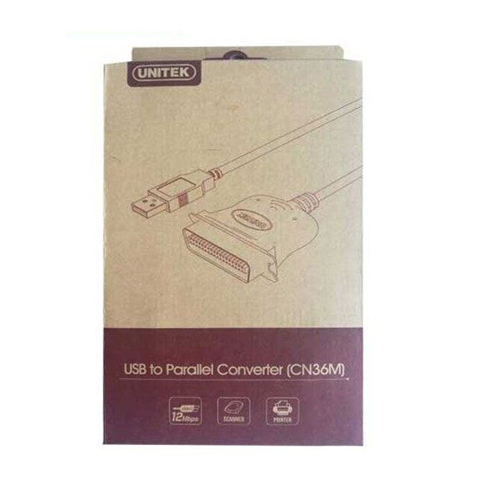 تبدیل usb to parallel یونیتک UNITEK Y-120