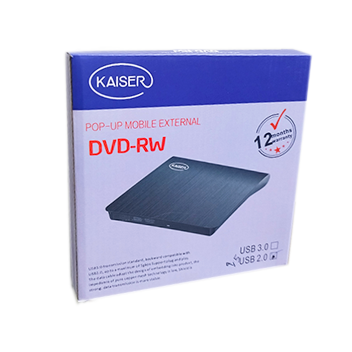 باکس DVD رایتر 9.5 اینچ KAISER USB3