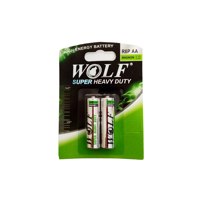 باتری  قلم 2تایی  WOLF SUPER HEAVY DUTY