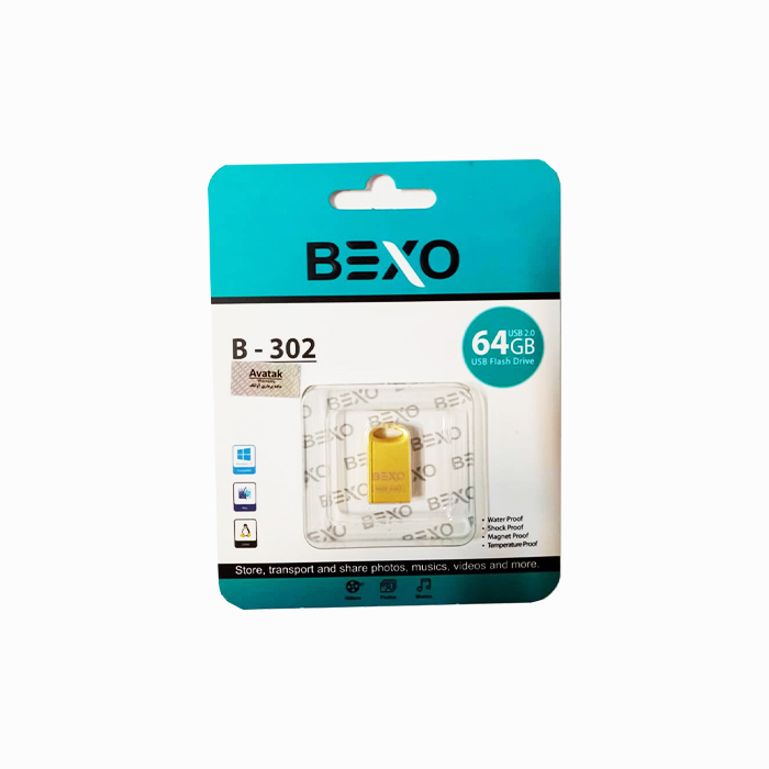 فلش BEXO 64G GOLD B-302