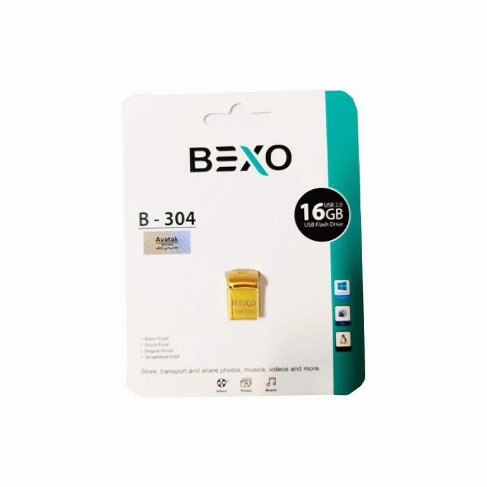 فلش BEXO 16G GOLD B-304