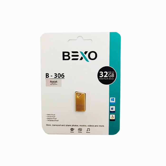 فلش BEXO 32G GOLD B-306