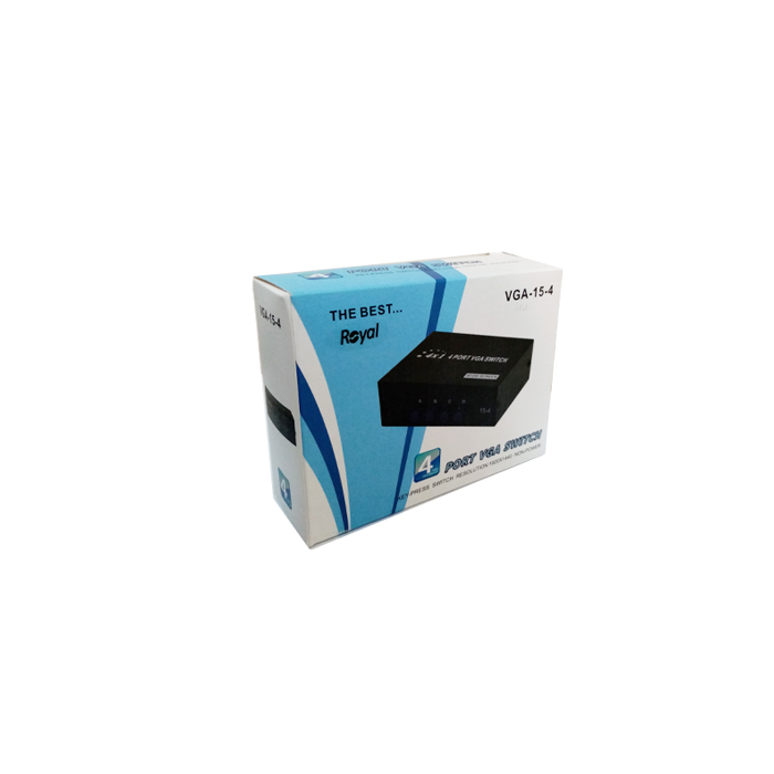 دیتا سوئیچ 1 به 4 VGA رویال مدل ROYAL VGA-15-4