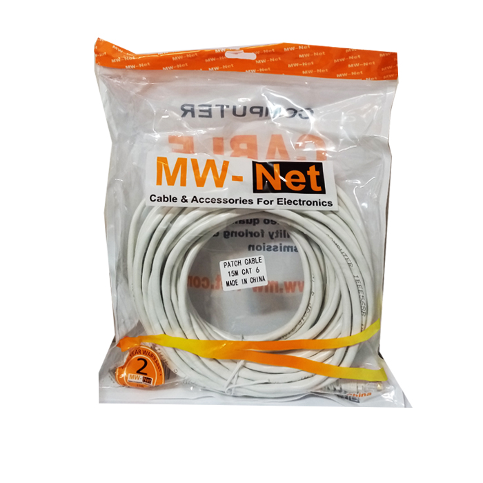 کابل شبکه  MV-NET CAT6 به طول 15 متر