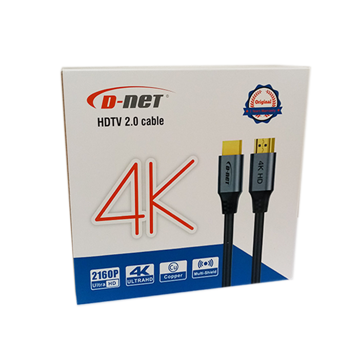 کابل HDMI 4k D-net به طول 15 متر