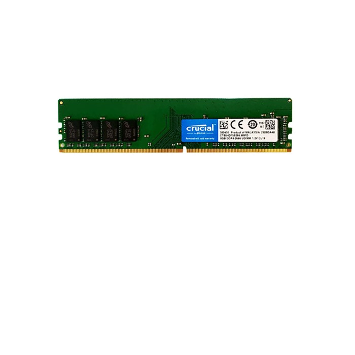 رم کامپیوتر 8 گیگابایت Crucial مدل CB8GU2666 DDR4 2666 (2400) MHz