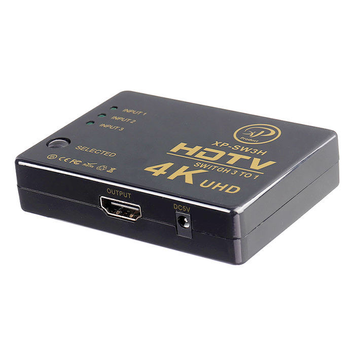 دیتا سوئیچ 1 به 3 HDMI برند XP 