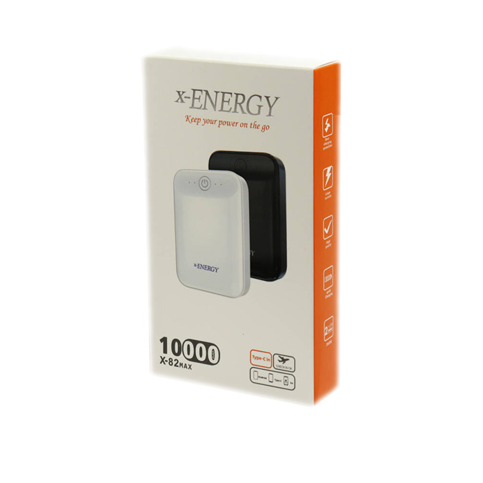 پاوربانک 10000 X-ENERGY مدل x-82max  