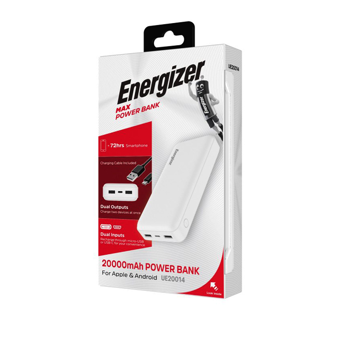 پاوربانک 20000 Energizer مدل UE20014 