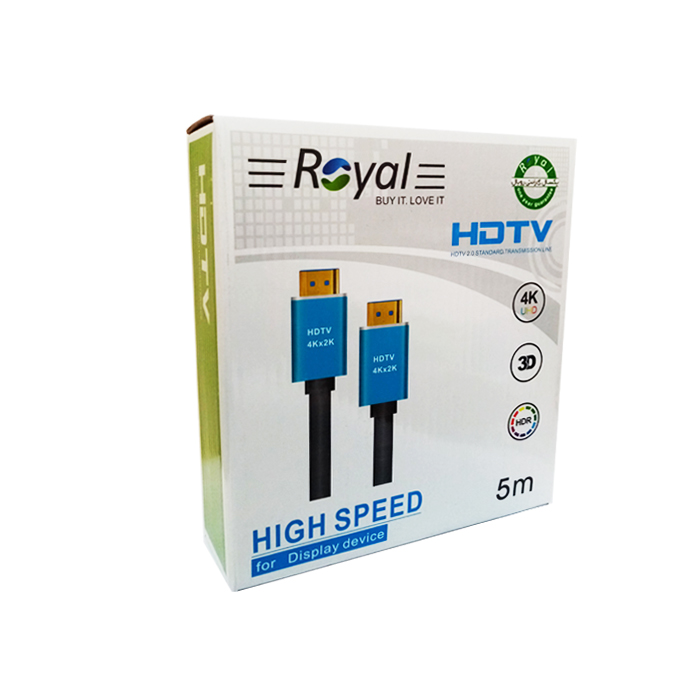 کابل HDMI 4K رویال به طول 5 متر 