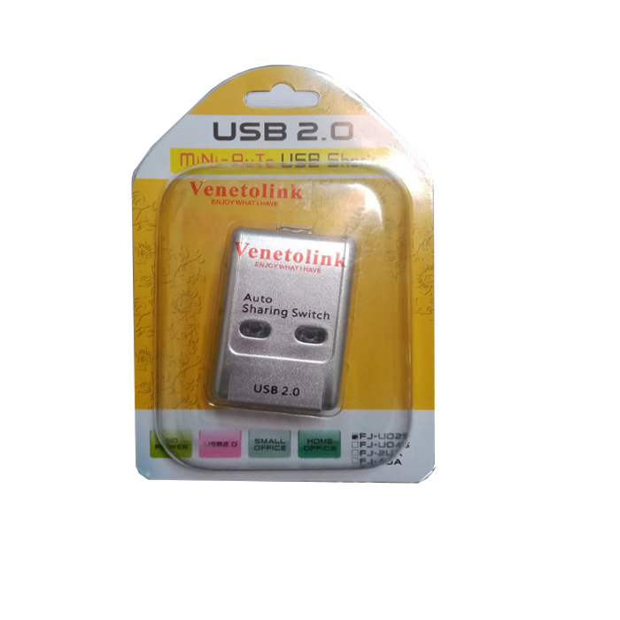 دیتا سوییچ  اتوماتیک  1به 2  ونتولینک  1A2B USB Switch 