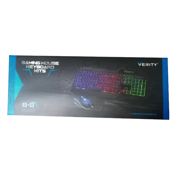 کیبورد و موس گیمینگ مدل VERITY V-KB6111GCW