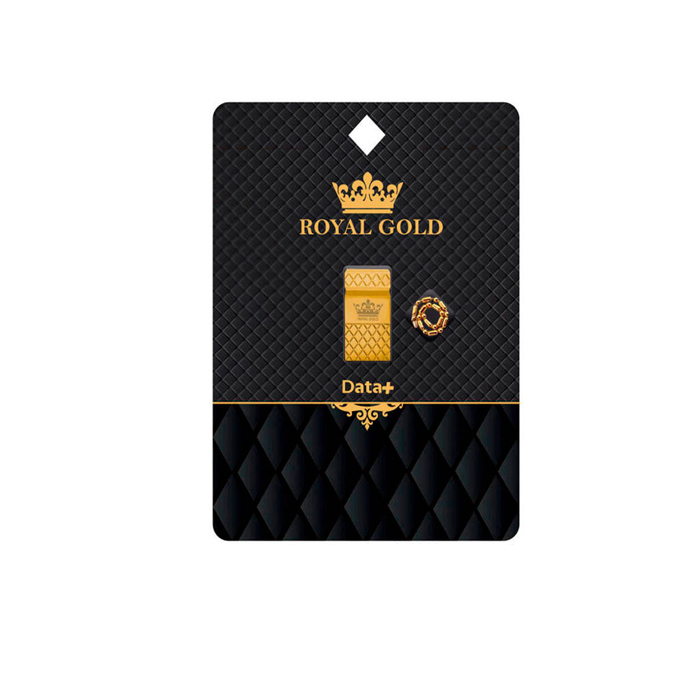 فلش 64گیگ  +Data مدل ROYAL GOLD 