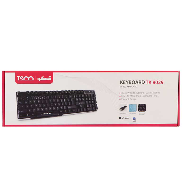 کیبورد گیمینگ تسکو مدل TSCO TK 8029