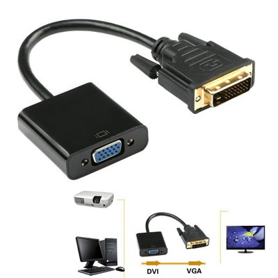 تبدیل DVI TO VGA ACTIVE برند D-NET