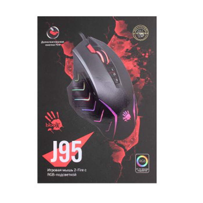 موس گیمینگ ای‌فورتک A4TECH J95 BLOODY