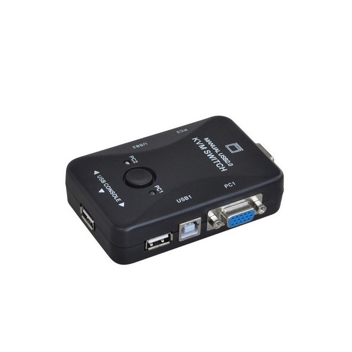 KVM سوئیچ 1 به 2 USB مدل ROYAL KVM-2UK