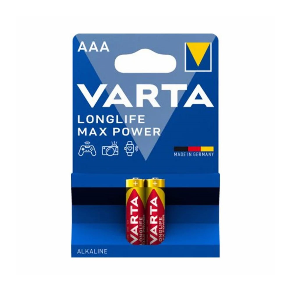 باتری نیم قلم وارتا VARTA Longlife Max Power دو عددی