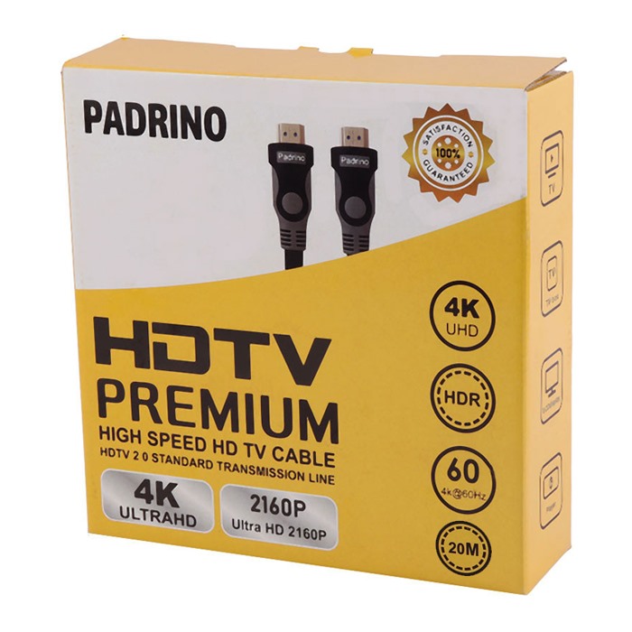 کابل HDMI 4K PADRINO به طول 20متر