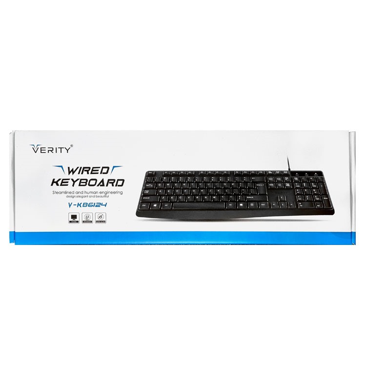 کیبورد سیم دار Verity مدل V-KB6124