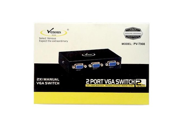 سوئیچ 1 به 2 VGA مدل Venous PV-T908