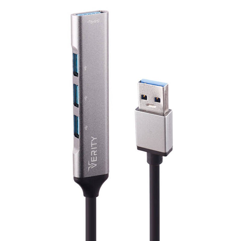 هاب 4 پورت VERITY H409 USB3