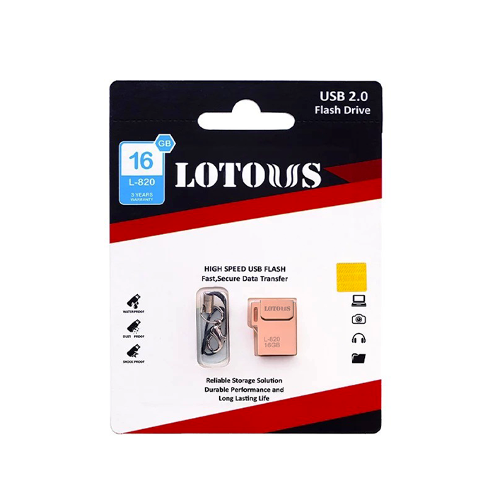 فلش 16 گیگ Lotous USB 2.0 مدل L-820