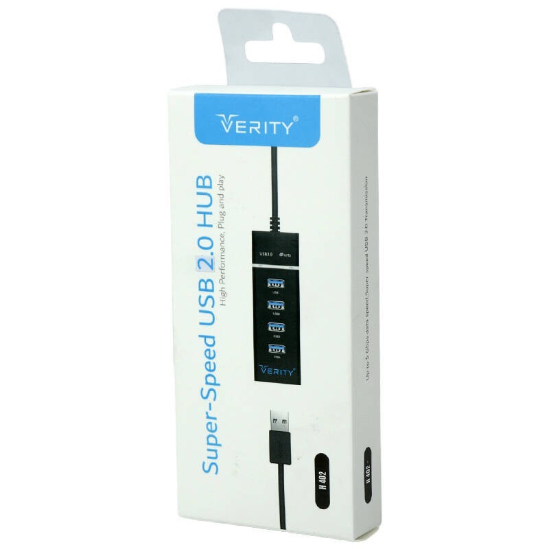 هاب 4 پورت VERITY USB2 402H