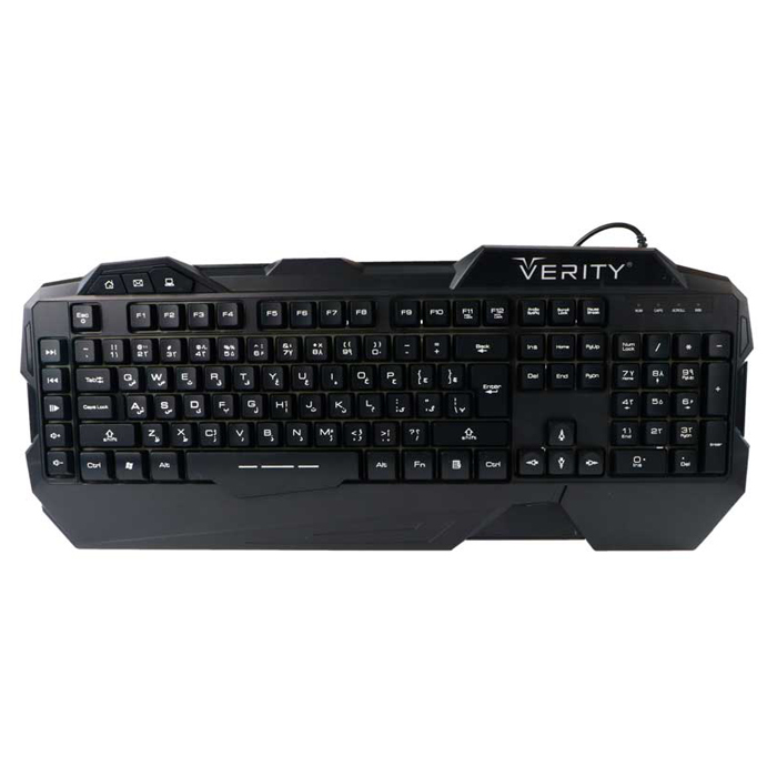 کیبورد و موس گیمینگ مدل VERITY V-KB6111GCW