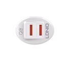 شارژر فندکی الدینیو مدل C511 QC3 به همراه کابل تبدیل Type C