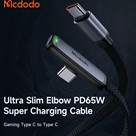 کابل شارژ فست تایپ سی به تایپ سی 65 وات مک دودو مدل MCDODO CA-3361 طول 1.8 متر