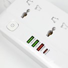 محافظ , چند راهی و شارژر برق  هیسکا مدل HISKA CH-5516 