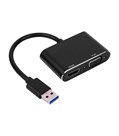 تبدیل USB3 به VGA + HDMI برند K-NET