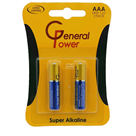 باتری نیم قلم جنرال پاور مدل Super Alkaline