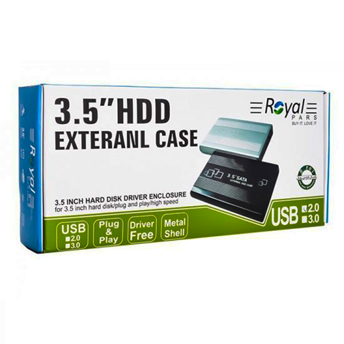 باکس هارد 3.5 اینچ USB3 مدل ROYAL RH-3530