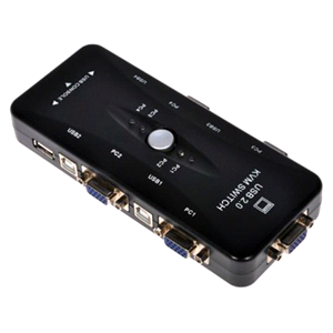  سوییچ کی وی ام 4 پورت usb 4uk