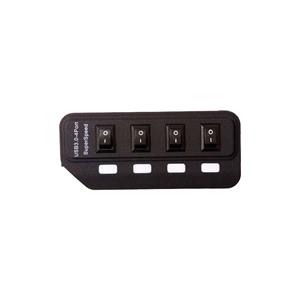 هاب 4 پورت کلیددار USB3 با آدابتور