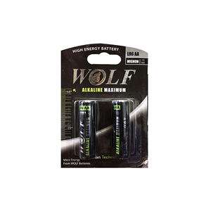 باطری نیم قلم 2 تایی آلکالین MAXIMUM WOLF